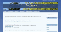 Desktop Screenshot of antwerptownship.com